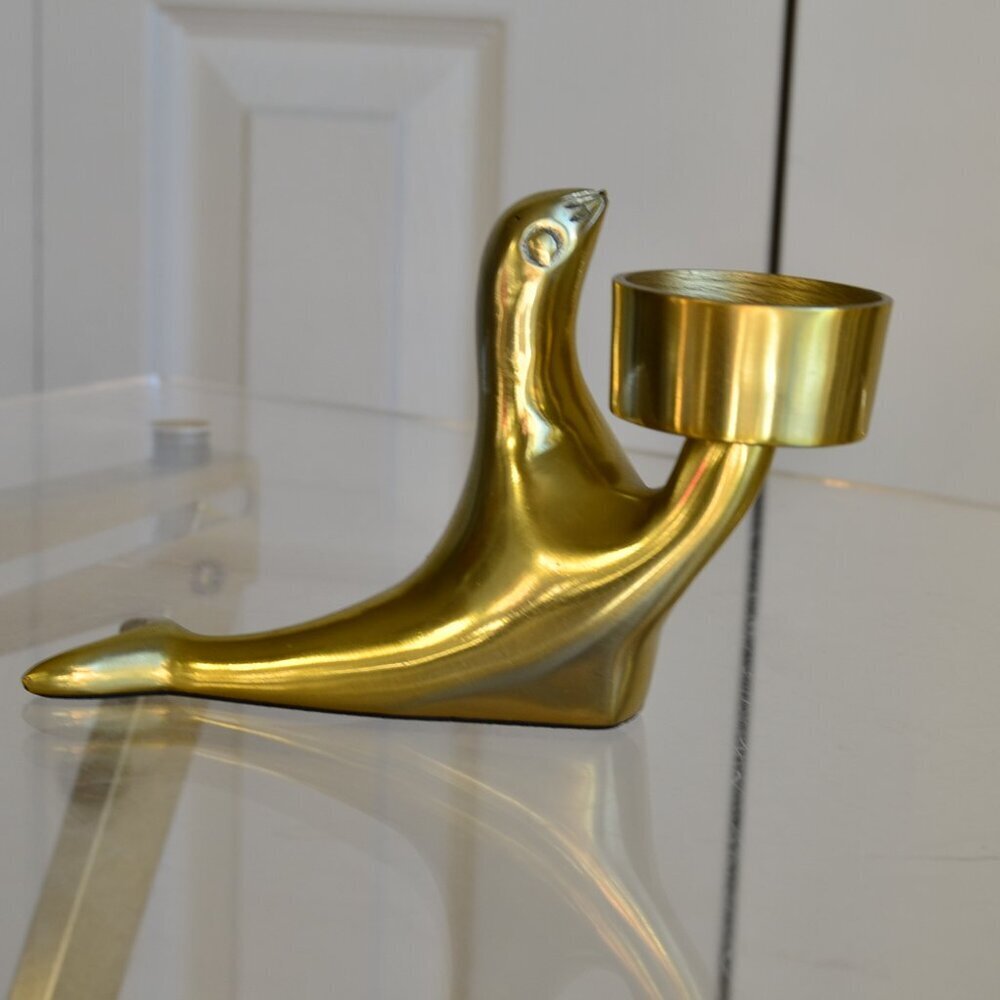 cb2 henry seal tealight candle holder - Picture 2 of 8